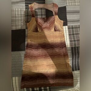 Free People mini dress with crochet detail